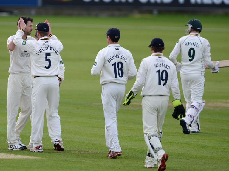 Graham Onions (left) again led the way for Durham
