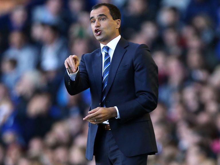 Roberto Martinez: Happy with progress at Everton