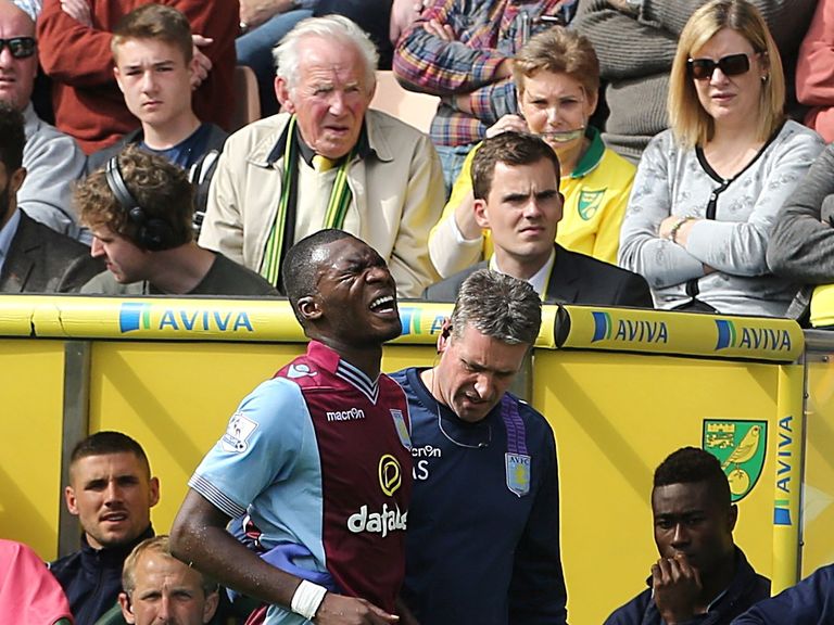 Christian Benteke: Has been nursing a hip complaint