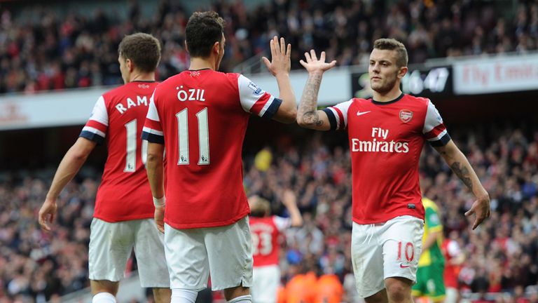 Arsenal: top of the table after eight games
