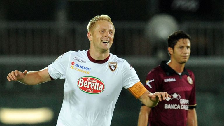 Kamil Glik celebrates for Torino