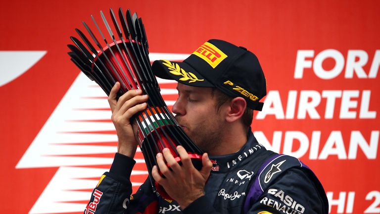 Sebastian Vettel: Won his fourth drivers championship in fine style in India