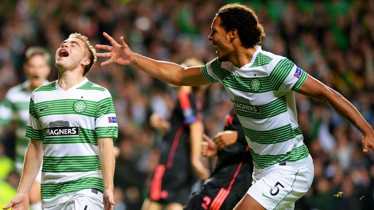 Celtic got their first points in Group H with 2-1 win over Ajax