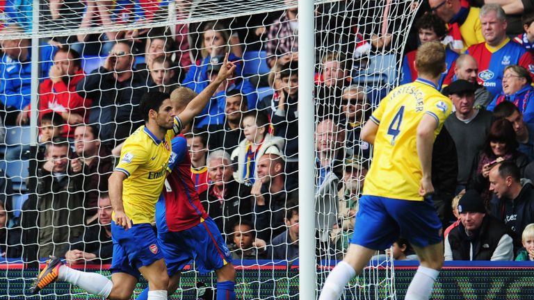 Mikel Arteta: Opened the scoring, but was later sent-off