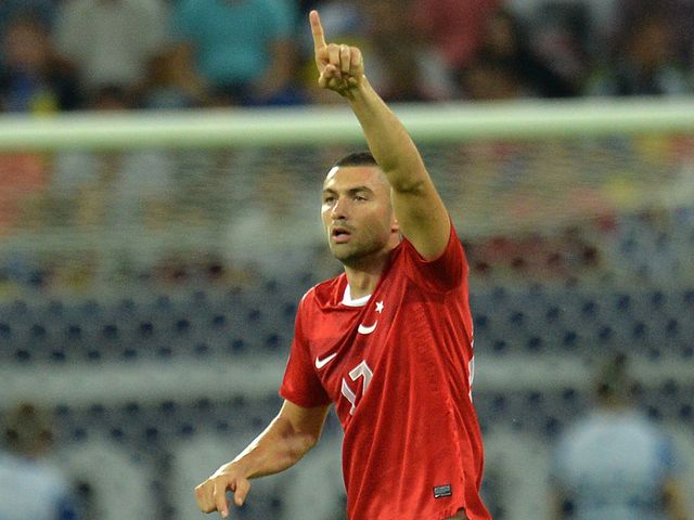 Burak Yilmaz: Was on the score sheet for Turkey