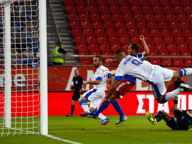 Dimitris Salpigidis scores for Greece