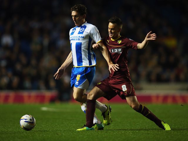 Keith Andrews fends off Josh McEachran