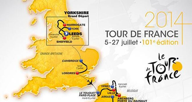 Tour De France 2014: Maps Of Next Year's Race | Cycling News | Sky Sports