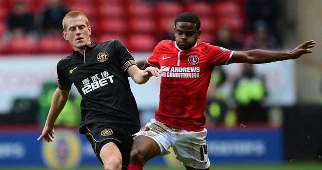 Bradley Pritchard (right): Had a decent chance for Charlton