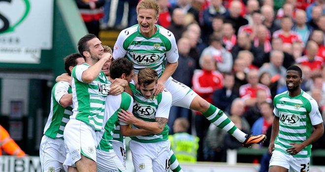 Ed Upson: At the double for Yeovil