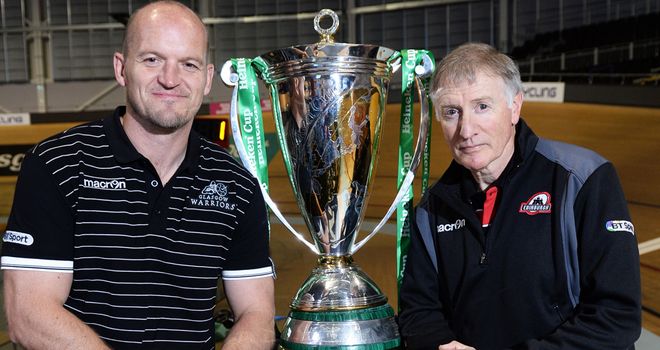 Gregor Townsend (left): Will hope his side can challenge for the Heineken Cup after their superb Pro12 start