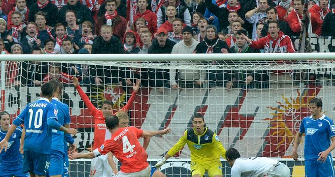 Mainz came from two goals down to draw 2-2