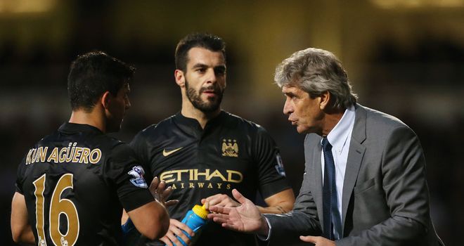 Manuel Pellegrini: Manchester City boss backs his strikers