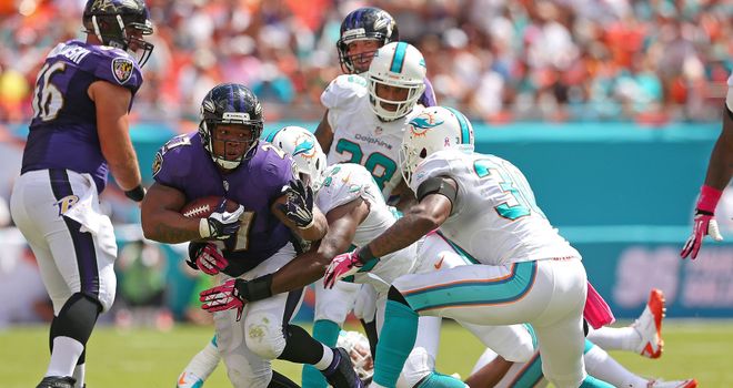 Miami and Baltimore in the hunt for the final AFC place