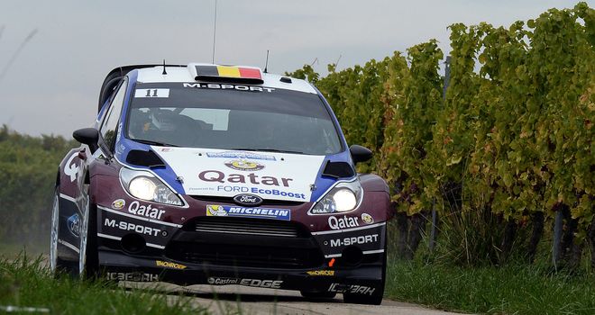 Thierry Neuville: Leads Rally France after Friday's running