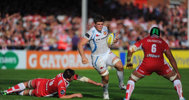 Ewers: big ball carrier for Exeter