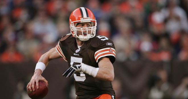Quarterback Jeff Garcia in action for the Cleveland Browns back in 2004