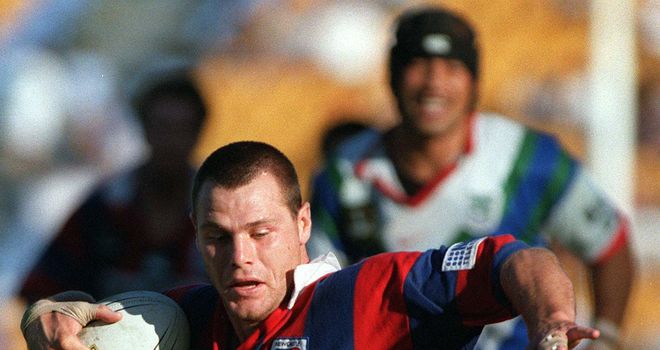Lee Jackson: In action during his spell in Australia with Newcastle