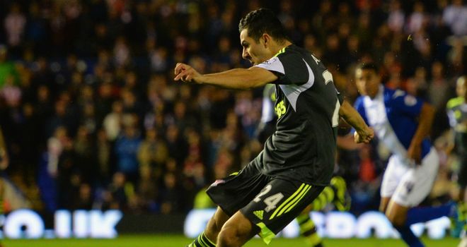 Oussama Assaidi: Fires Stoke ahead with an excellent strike