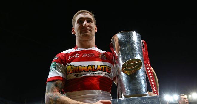 Sam Tomkins: Signed off in style with Wigan by lifting the Super League title