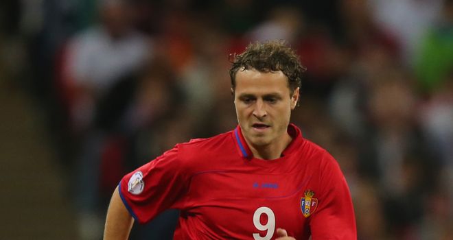 Alexsandru Antoniuc: Scored twice for Moldova