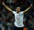 Andros Townsend: Celebrates his superb strike that put England 3-1 up against Montenegro