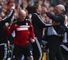 Martin Jol: Reacts with delight at late Fulham goal