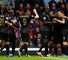 Sergio Aguero: Celebrates in victory at West Ham