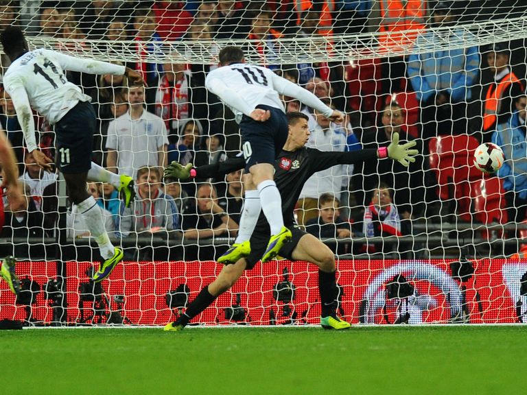Wayne Rooney's header v Poland helps England qualify for the World Cup