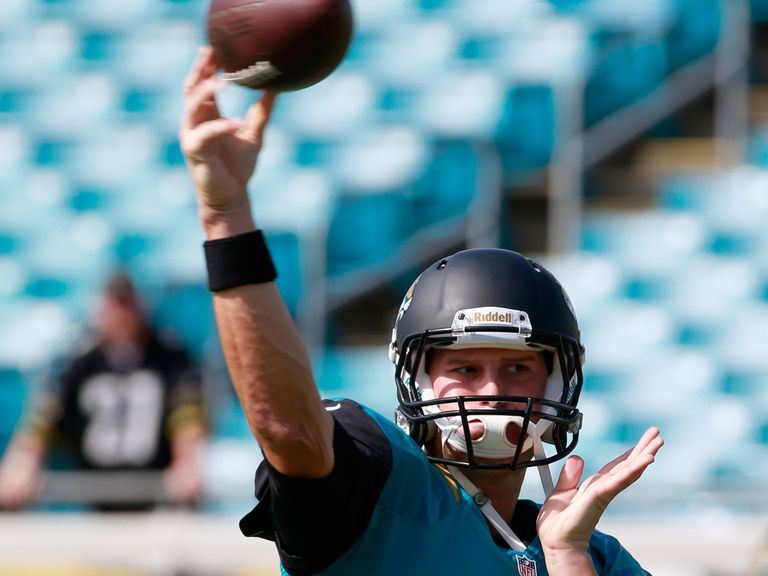 Chad Henne: The Jags quarterback was sacked six times