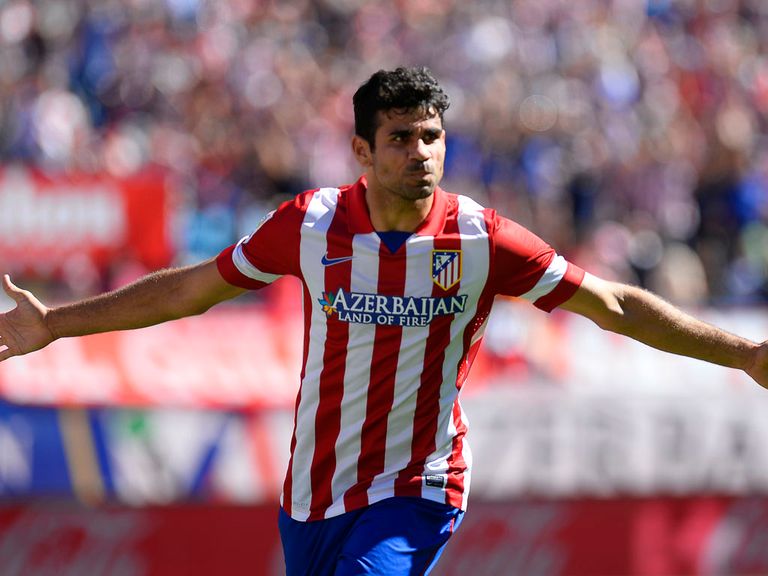 Diego Costa scored twice in Atletico win