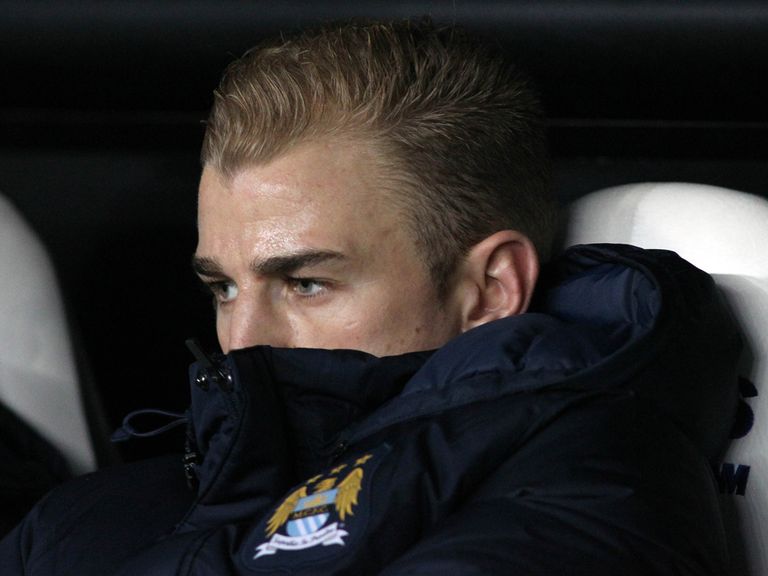 Joe Hart: On the bench for Manchester City