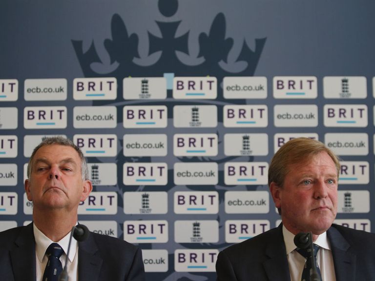 Geoff Miller (left): Honoured