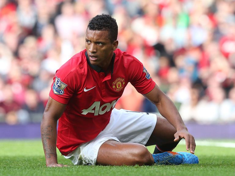 Nani: Booed off at Old Trafford on Saturday v Stoke