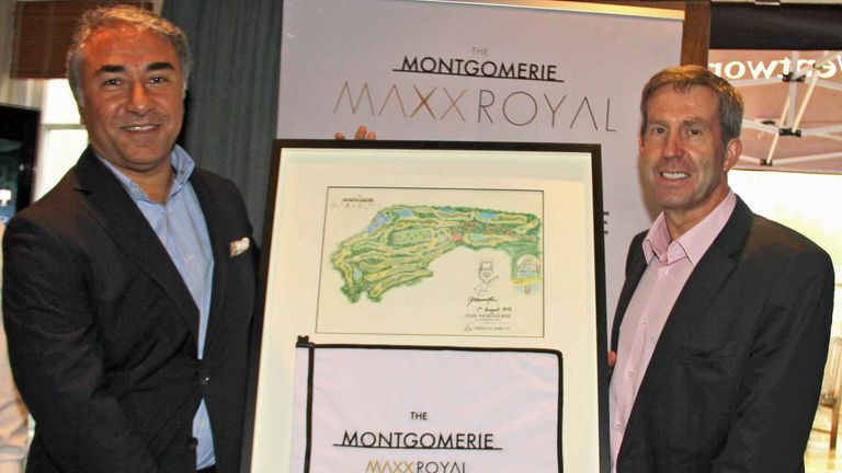 Cahit Sahin (left) - General Manager of The Montgomerie Maxx Royal