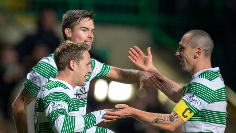 Kris Commons: On the double as Celtic break Aberdeen hearts