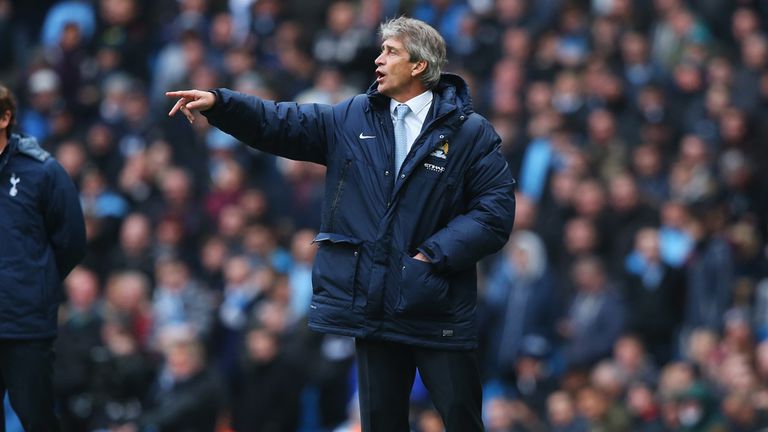 Manuel Pellegrini: Delighted with Manchester City against Tottenham
