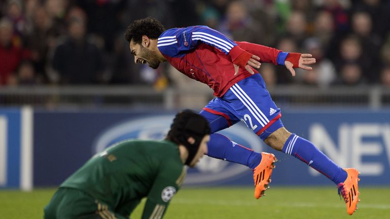 Mohamed Salah: Fires winner for Basel but Chelsea are still through