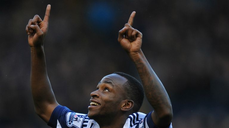 Saido Berahino: Fired home West Brom's first as they beat Crystal Palace