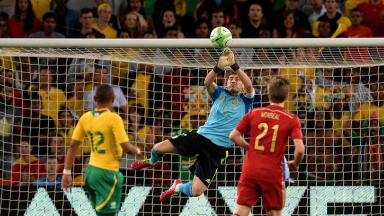Iker Casillas: Was made to toil as South Africa surprised Spain