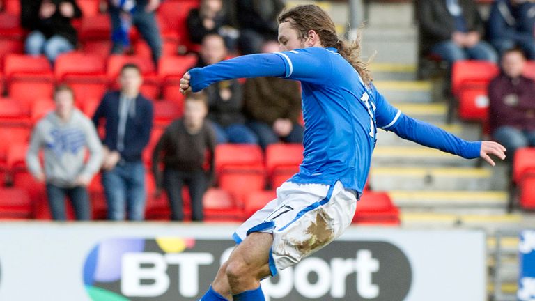 Stevie May: Striker happy with St Johnstone