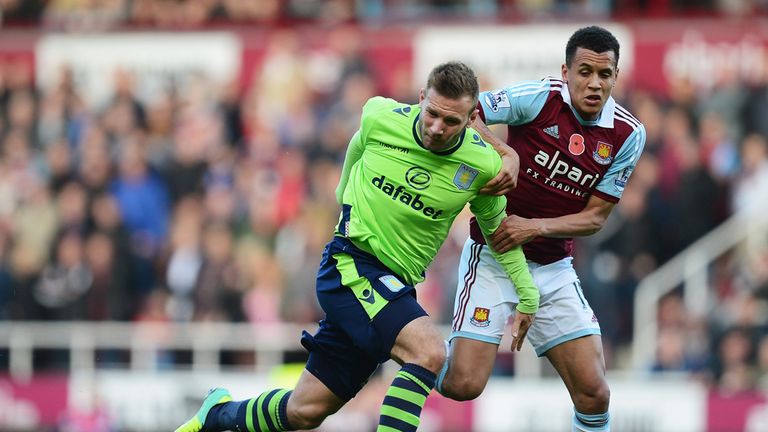 Aston Villa and West Ham fought to a goalless draw