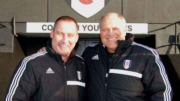 Rene Meulensteen (left): Appointed head coach alongside Martin Jol