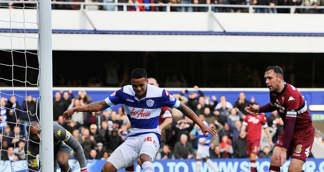 Jermaine Jenas: Scores the opening goal of the game for QPR