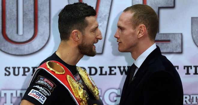 Fight Night: Groves is attracting more bets with the bookmakers but Froch is their favourite