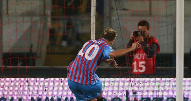 Maxi Lopez scored from the penalty spot