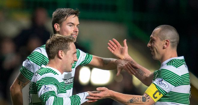 Kris Commons: On the double as Celtic break Aberdeen hearts