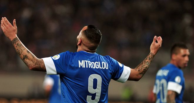 Kostas Mitroglou was on target again for Greece
