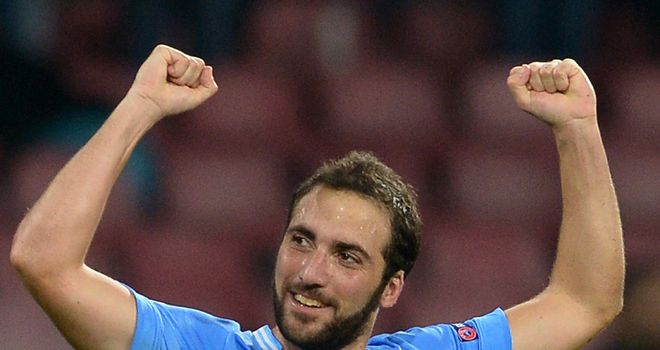 Gonzalo Higuain: Notched brace to down Marseille