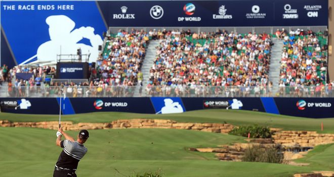 The final hole at the Earth Course. It can yield eagles but also double bogeys